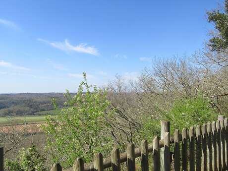 Point de vue sur la Vallée de la Vézère à Campagne