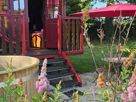 Les roulottes du petit gouffre de Padirac